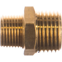 Соединитель резьбовой наружная резьба 1/2х3/8 ROCKFORCE RF-MM08/06(1922)