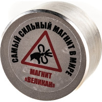 Неодимовый магнит диск 50х30 мм Forceberg Магнит Великан 1212569