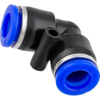 Фитинг угловой для пластиковых трубок (8 мм) ROCKFORCE RF-SPV08(2339)