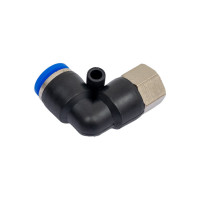 Фитинг угловой для пластиковых трубок (6 мм; 1/8F) ROCKFORCE RF-SPLF06-01(2316)