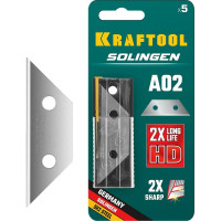 Лезвия трапециевидные сменные PRO SOLINGEN (5 шт; А02) Kraftool 09627-S5_z02