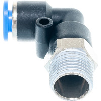 Фитинг угловой для пластиковых трубок (6 мм; 1/4М) Rockforce RF-SPL06-02(2260)