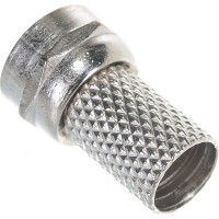 Коннектор F Cablexpert 18mm, для кабеля RG6, 5шт SPL6-01