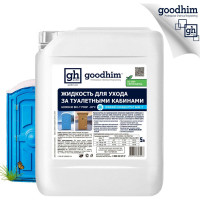 Жидкость для ухода за биотуалетами, септиками, кольцами Goodhim БИО-Т ПРОФ, 5 л, 41421