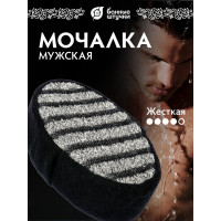 Мужская объёмная мочалка Банные Штучки 10х15х5 см 41261