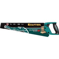 Ножовка для точного реза Kraftool "Alligator BLACK", 450 мм, 11 TPI 3D зуб, 15205-45
