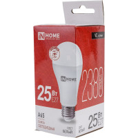 Светодиодная лампа IN HOME LED-A65-VC 25Вт 230В Е27 4000К 2380Лм 4690612024080