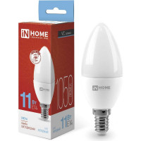 Светодиодная лампа IN HOME LED-СВЕЧА-VC 11Вт 230В Е14 6500К 1050Лм 4690612024844