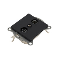 Механизм розетки GUSI ELECTRIC Ugra TV+SAT, оконечной, СУ, графит С11TS1-010