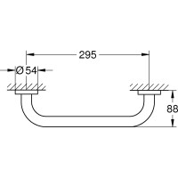 Ручка для ванной GROHE Essentials 300 мм 40421001