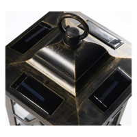 Садовый светильник Uniel USL-S-180/PT220, на солнечной батарее, Bronze lantern, 10227