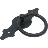Ручка кольцо Tech-Krep фигурная планка горизонталь FRS3 95, черный 148802