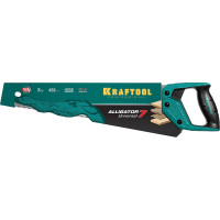 Ножовка KRAFTOOL Alligator 7 универсальная, 450 мм, 7 TPI, 3D зуб, 15004-45_z01