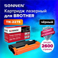 Лазерный картридж SONNEN SB-TN2275 для BROTHER HL-2240R/2240DR/2250DNR, 363071