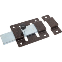Накладная задвижка Tech-Krep ЗЩ 30 115х75 плоский ригель L121 медь 148367
