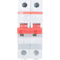 Рубильник ABB 2 полюса SD202/63 рычаг красный 2CDD282101R0063