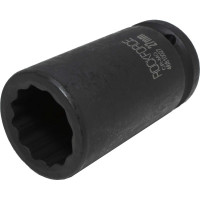 Головка торцевая ударная глубокая 12-гранная (27 мм; 3/4DR) ROCKFORCE RF-46810027(29395)