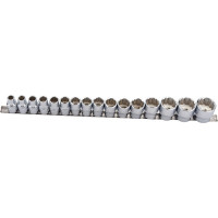 Набор головок 12гр. торцевых на планке JTC 1/2" 10-32мм T416M -T416M 579308