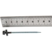 Кровельный саморез Daxmer 4,8х70 RAL 7024, сверло №1, 100 шт. 00000305504