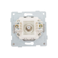 Антенная розетка GUSI ELECTRIC Ugra одинарная, СУ, графит С11А1-010