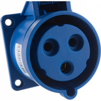 Встраиваемая розетка PCE 32А 230V 1P+N+E IP44 323-6