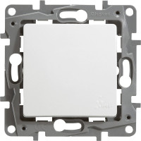 Переключатель Legrand одноклавишный IP44 Legrand Etika 10А 250В безвинтовые зажимы белый 672200
