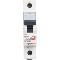 Автоматический выключатель Legrand TX3 C63A 1П 6000 404034