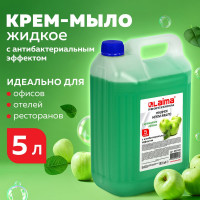 Жидкое мыло-крем LAIMA PROFESSIONAL, 5 л, Яблоко, с антибактериальным эффектом, 600189