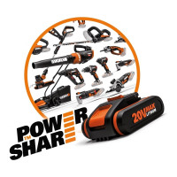 Аккумуляторная угловая шлифмашина WORX кейс WX800