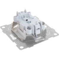 Розетка GUSI ELECTRIC Bravo 1-ой б/з с з/ш, скрытая установка, 16А, 250В, белый С10Р2-001