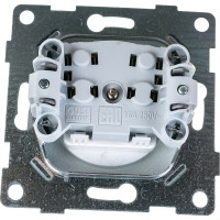 Розетка GUSI ELECTRIC Bravo 1-ой б/з с з/ш, СУ, 16А, 250В, серебро С10Р2-004