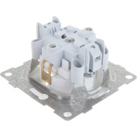 Розетка GUSI ELECTRIC Bravo 1-ой с/з с з/ш, СУ, 16А, 250В, белый С10Р4-001