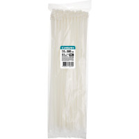 Хомуты-стяжки СИБИН ХС-Б белые, 7.6х500 мм, 100 шт, нейлоновые, 3786-76-500