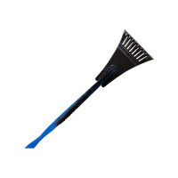 Зимняя щетка со скребком 52 см черная щетина KRAFT KT 830058