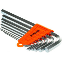Набор Г-образных удлиненных ключей AV Steel  HEX 1/16-3/8 9 предм. AV-362209