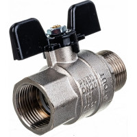 Кран шаровой полнопроходной STOUT 3/4 ВР/НР ручка бабочка SVB-0004-200020 RG00938T5RJ3PO