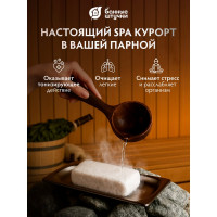 Соляная плитка с эфирным маслом для бани и сауны Банные Штучки Мята 200 г 32408