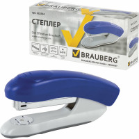 Синий степлер BRAUBERG №24/6, 26/6 Einkommen 222534