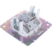 Телефонная розетка Smartbuy RJ11 белая Нептун SBE-05w-S1-PH
