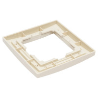 Рамка Smartbuy 1-местная пластик бежевая Нептун SBE-05i-Plastic-FR-1