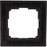 Рамка Smartbuy 1-местная пластик черная Нептун SBE-05b-Plastic-FR-1