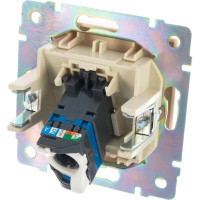 Компьютерная розетка Smartbuy RJ45 бежевая Нептун SBE-05i-S1-RJ