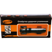 Ударная отвертка АвтоDело Professional 6 насадок S2 пластиковый футляр 40016 13329