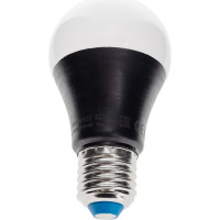 Светодиодная ультрафиолетовая лампа Uniel LED-A60-9W/UVAD/E27/FR PLZ07BK для дискотек UL-00005855