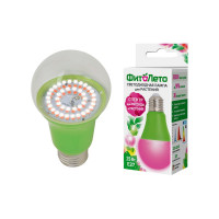 Светодиодная лампа для растений Uniel LED-A60-15W/SPSB/E27/CL PLP30GR UL-00004582