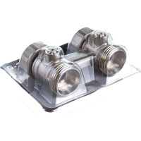 Узел нижней подводки RIFAR двойной прямой евроконус G 3/4"  R.Ad.H01