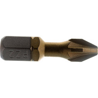 Биты фрезерованные TiN-half (10 шт; Pz2; 25 мм) D.BOR D-THT-PZ02-025-010
