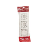 Горизонтальная рамка EKF Минск 3-местная белая Basic ERM-G-303-10