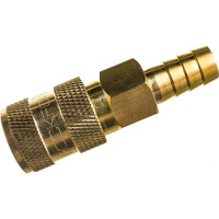 Быстроразъем пневматический с клапаном елочка 12мм Rockforce RF-BSE1-5SH(1762)