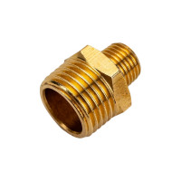 Соединитель резьбовой наружная резьба 1/2х1/4 ROCKFORCE RF-MM08/04(1920)